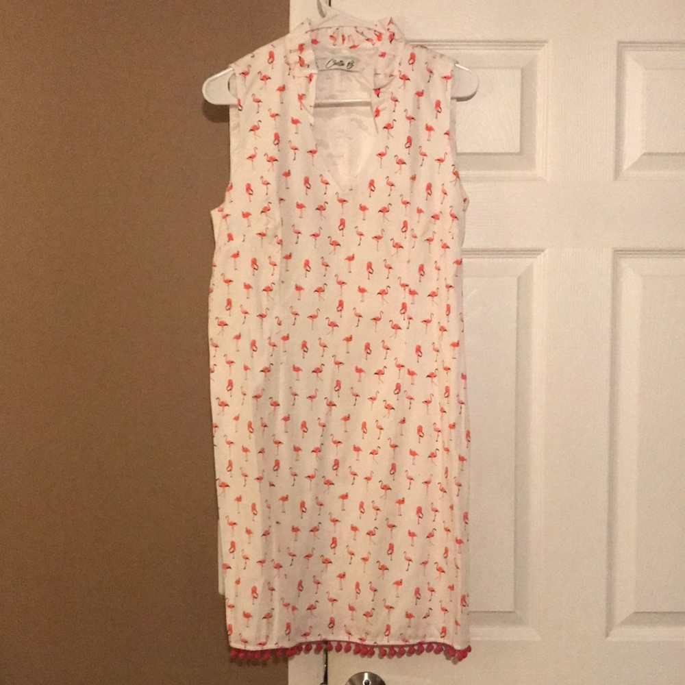 Chetta B Flamingo Dress